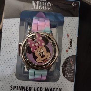 A Minnie mouse spinner watch